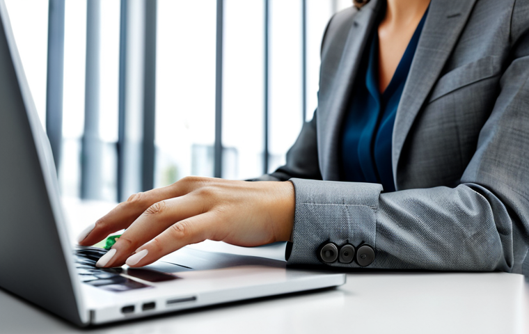 Apple Watch**
"A professional businesswoman wearing an Apple Watch in a modern, brightly lit office. She is fully clothed in a stylish, modest business suit, working on a laptop. Focus on the sleek design of the Apple Watch. Background includes blurred office elements like plants and other professionals. Perfect anatomy, correct proportions, well-formed hands, proper finger count, natural body proportions, safe for work, appropriate content, fully clothed, professional."
**